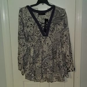 New!! Flowy bohemian peasant too! 1x!